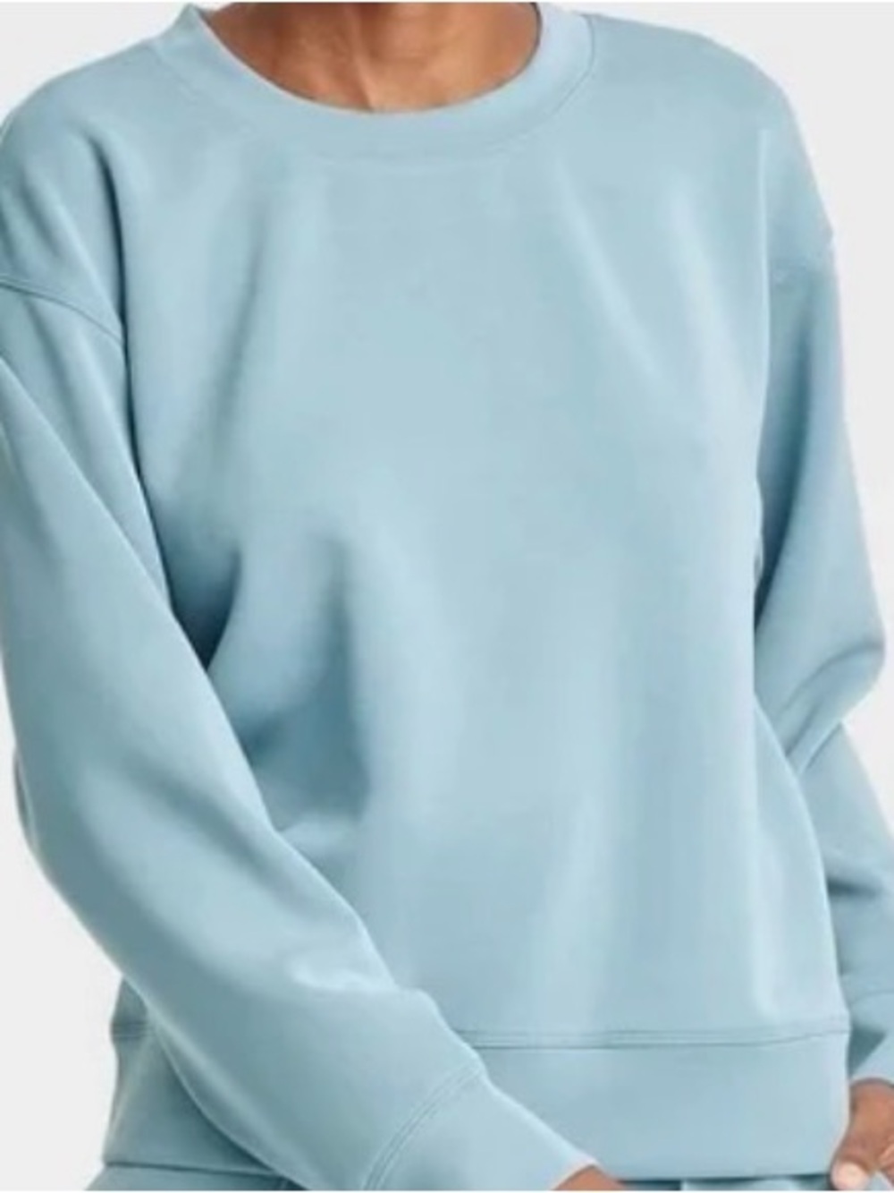 Teal A New Day Soft Pull Over Sweatshirt